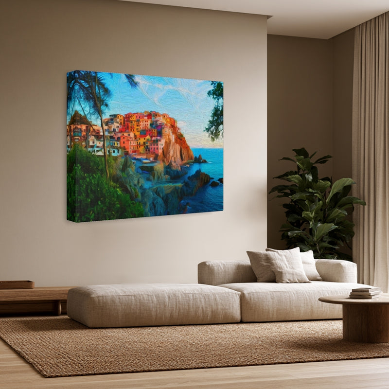 Clifftop Village by Sea — Capri, Italy, view 3