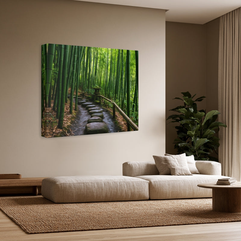 Bamboo Grove Stone Path — Kamakura, Japan, view 3