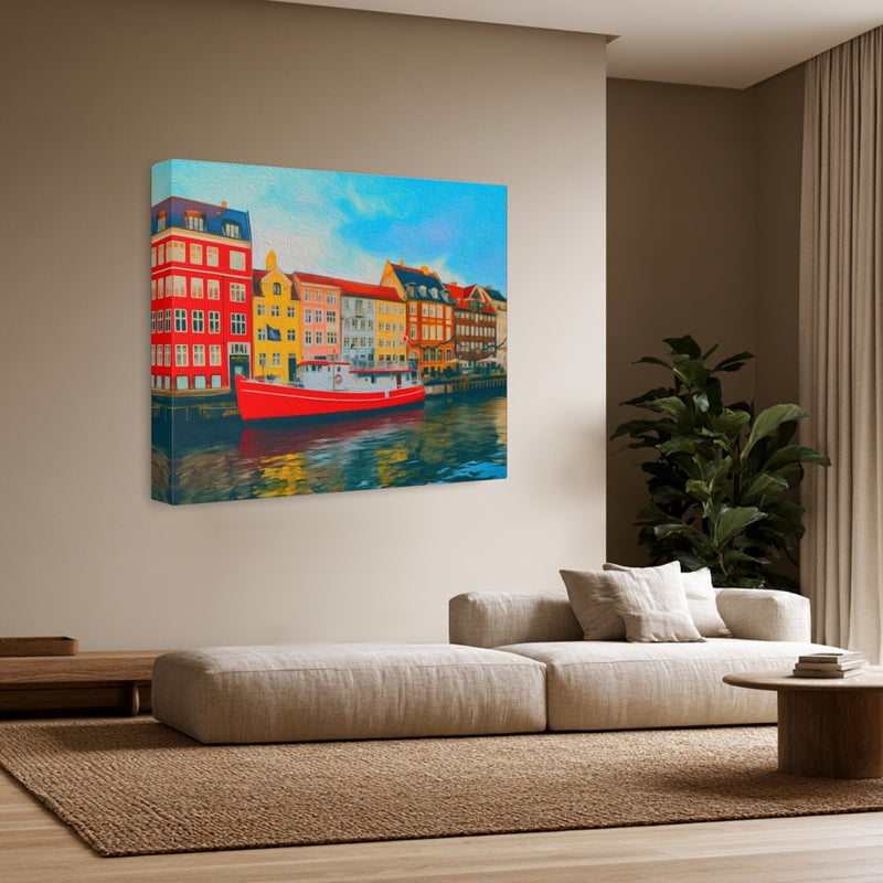 Nyhavn Canal Waterfront — Copenhagen, Denmark, view 3