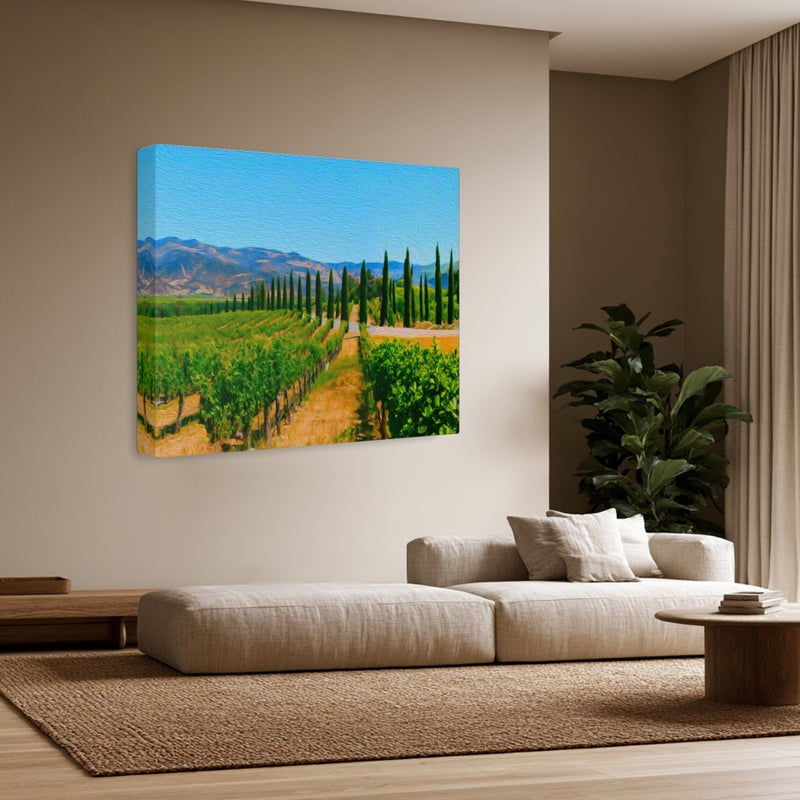 Napa Valley Vineyard Vista — Napa Valley, California, view 3