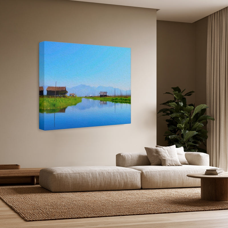 Floating Villages on Lake — Inle Lake, Myanmar, view 3