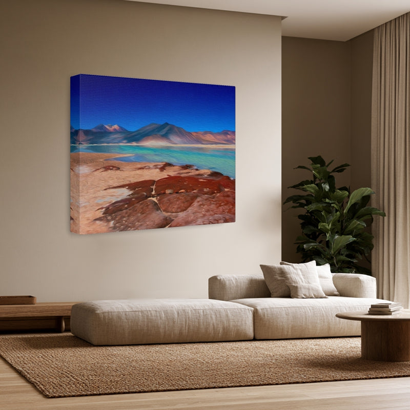 Atacama Desert Salt Lake — Atacama Desert, Chile, view 3