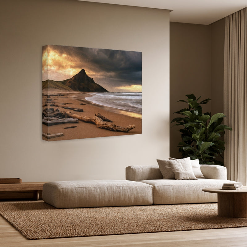 Agate Beach Stormy Headland — Haida Gwaii, British Columbia, view 3