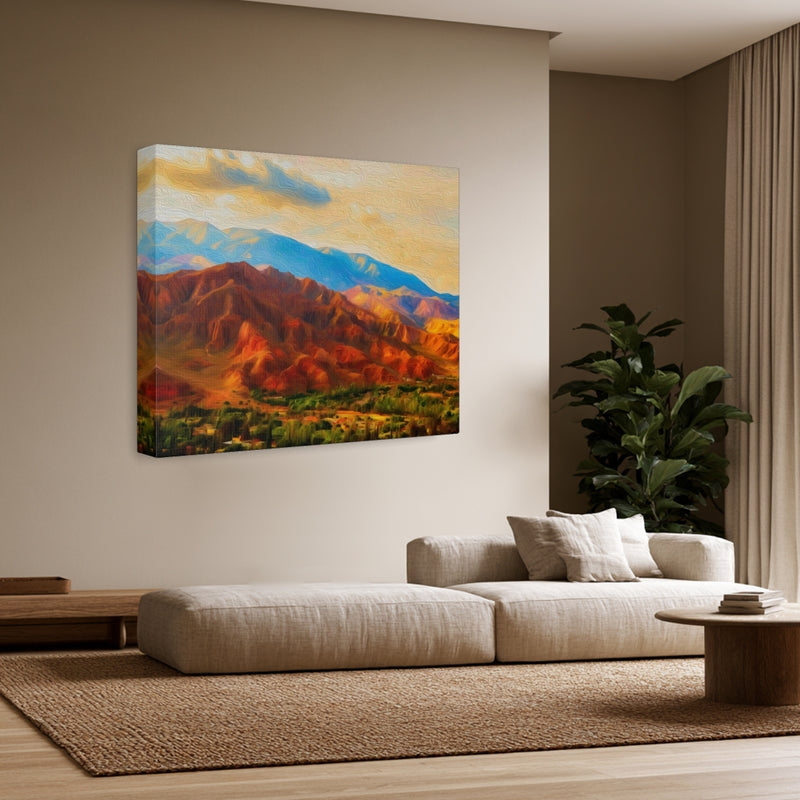 Ancient Andean Valley Landscape — Quebrada de Humahuaca, Argentina, view 3
