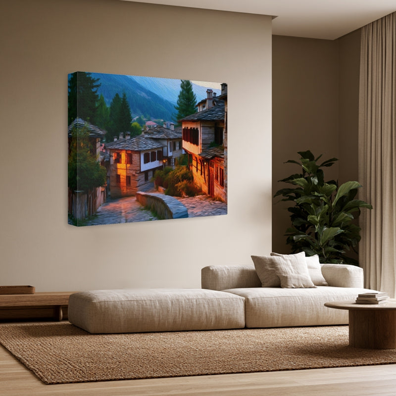 Old Town Stone Streets — Bansko, Bulgaria, view 3