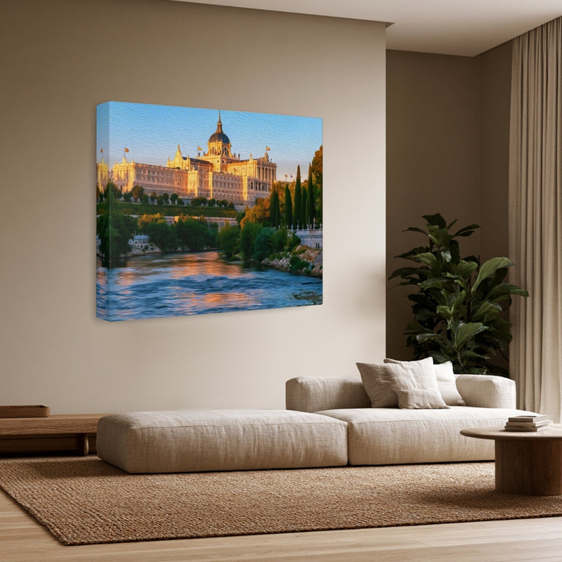 Royal Palace & Almudena Cathedral Riverside — Madrid, Spain, view 3