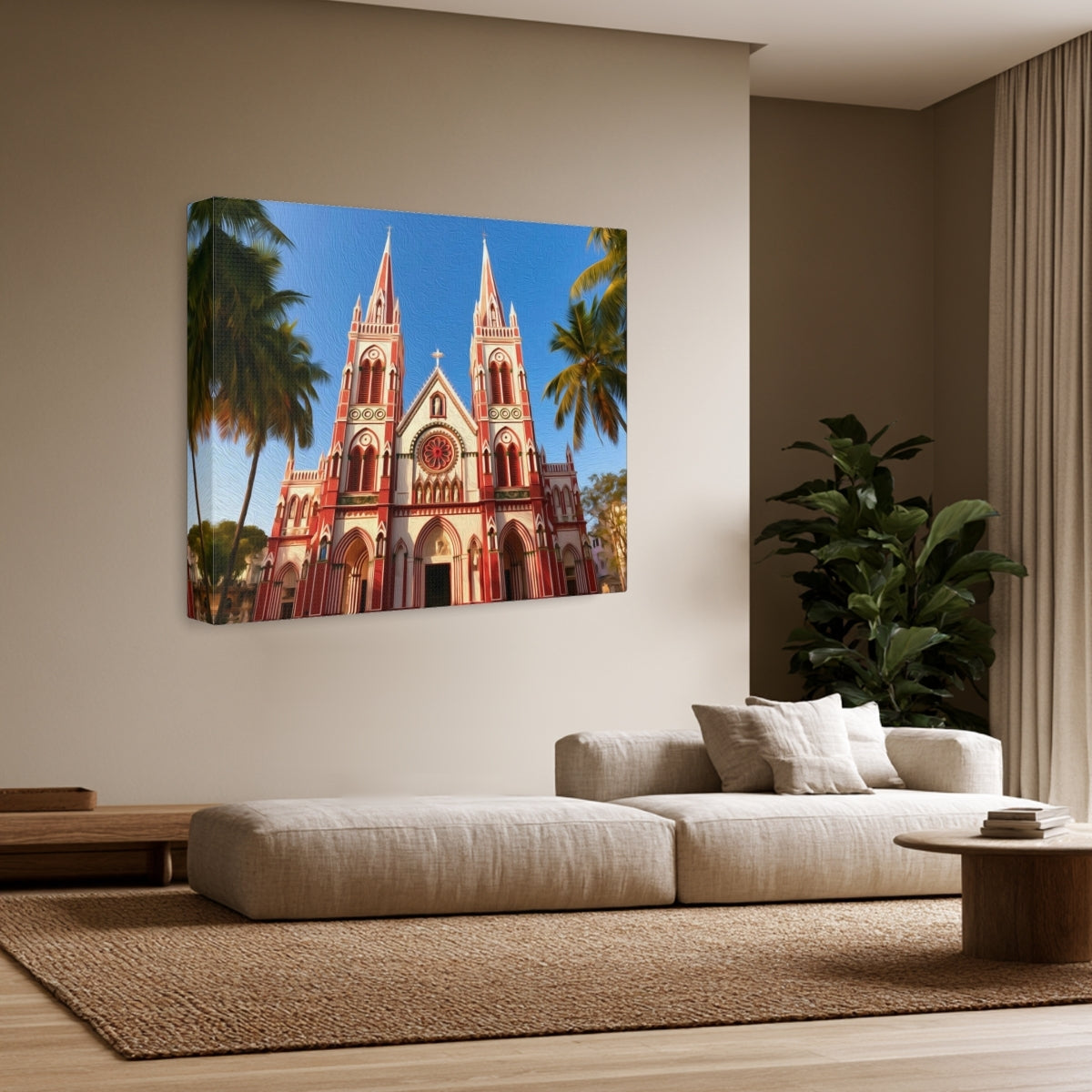 Basilica of the Sacred Heart — Pondicherry, India, view 2