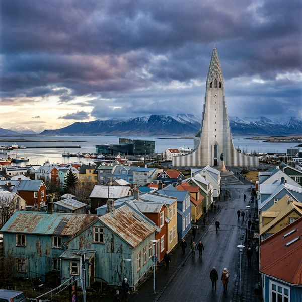 Botanical and pigment specimen study for Reykjavik, Iceland