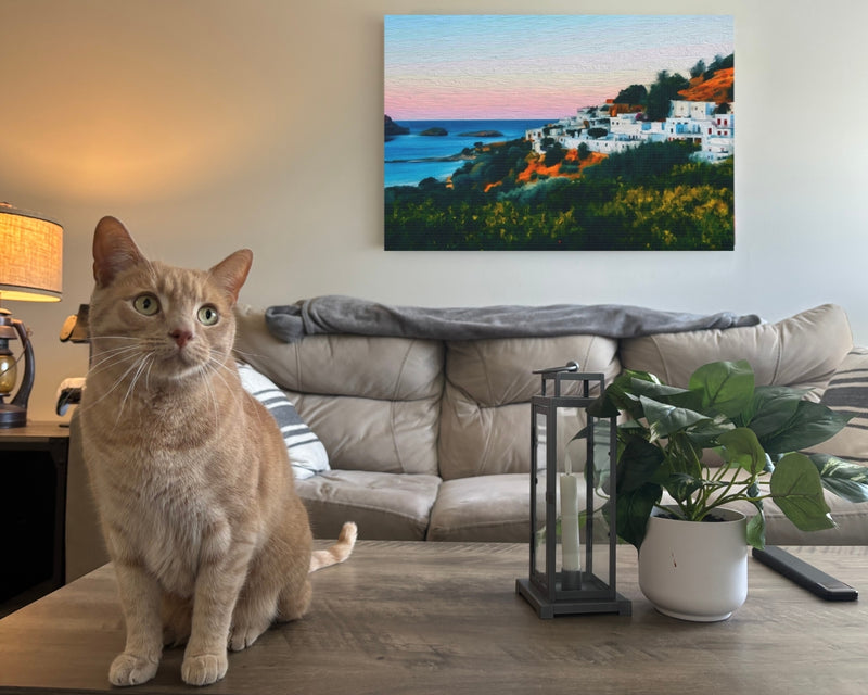 Lindos Village Coastal Sunset — Rhodes, Greece, view 2