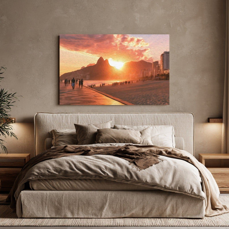 Ipanema Beach Dois Irmaos Sunset — Rio De Janeiro, Brazil, view 6