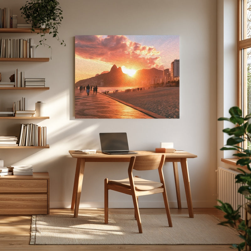 Ipanema Beach Dois Irmaos Sunset — Rio De Janeiro, Brazil, view 4