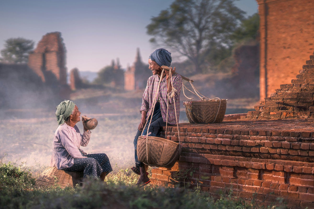 Archival study of Burmese cultural texture