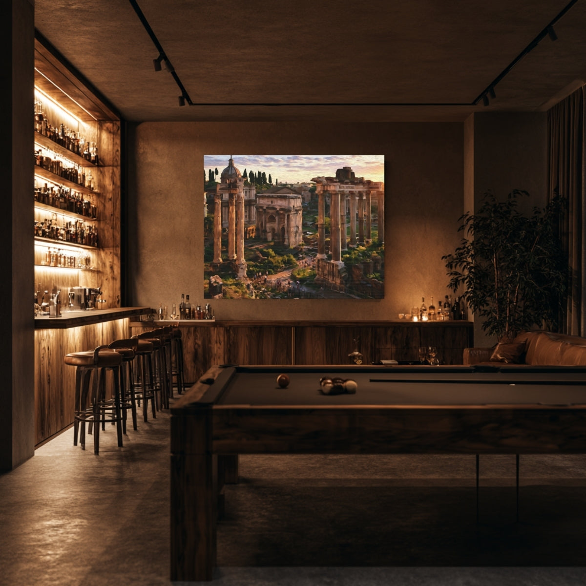 Roman Forum Ruins Sunset — Rome, Italy, view 5
