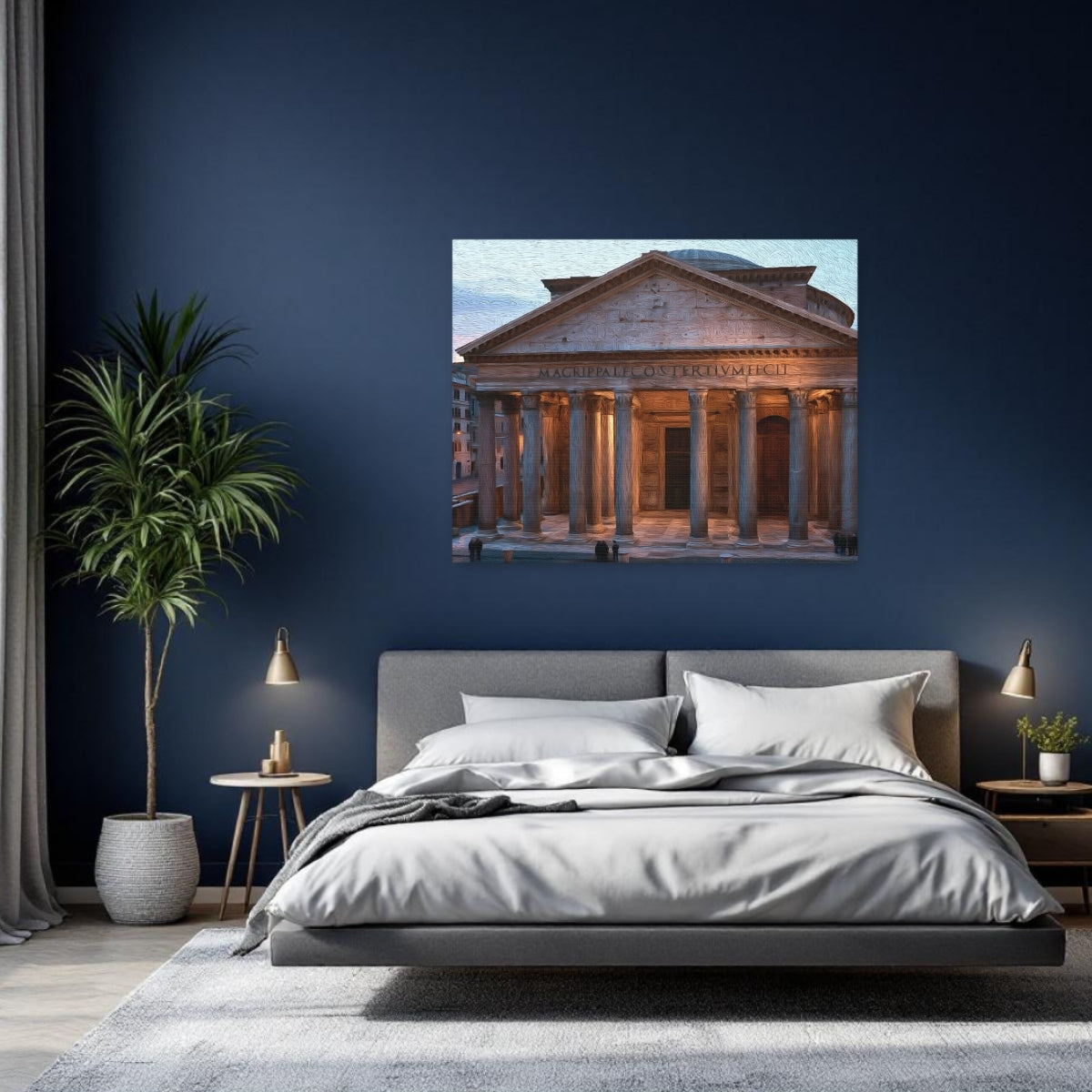 Rome, Italy | Pantheon Rome Italy | Original Series Gallery Canvas detail
