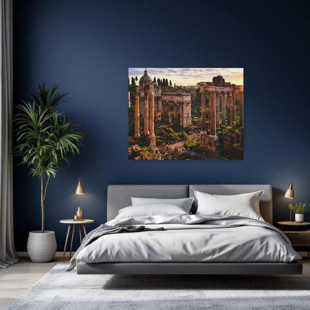 Rome, Italy | Roman Forum Arch of Septimius | Original Series Gallery Canvas detail