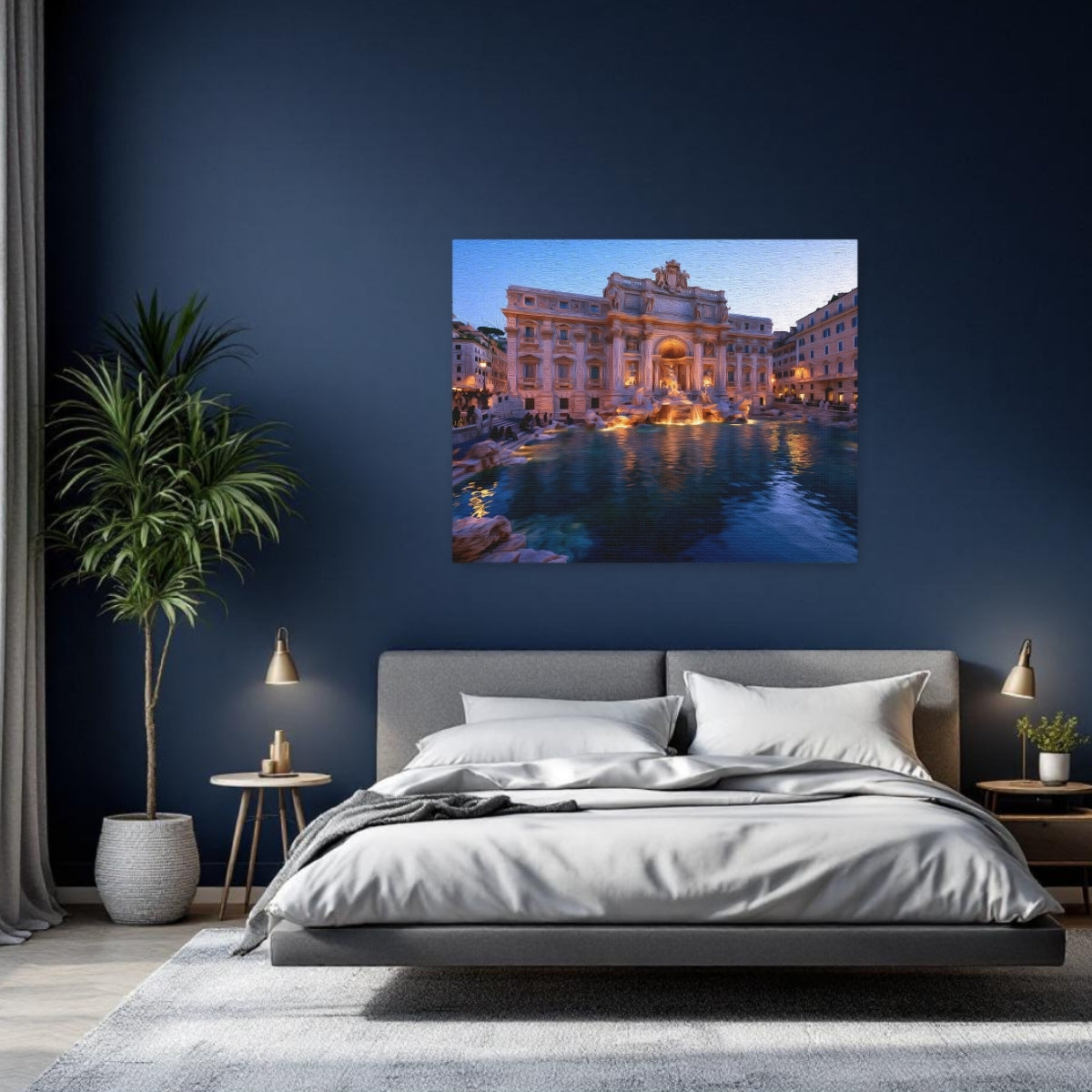 Rome, Italy | Trevi Fountain Rome | Original Series Gallery Canvas detail