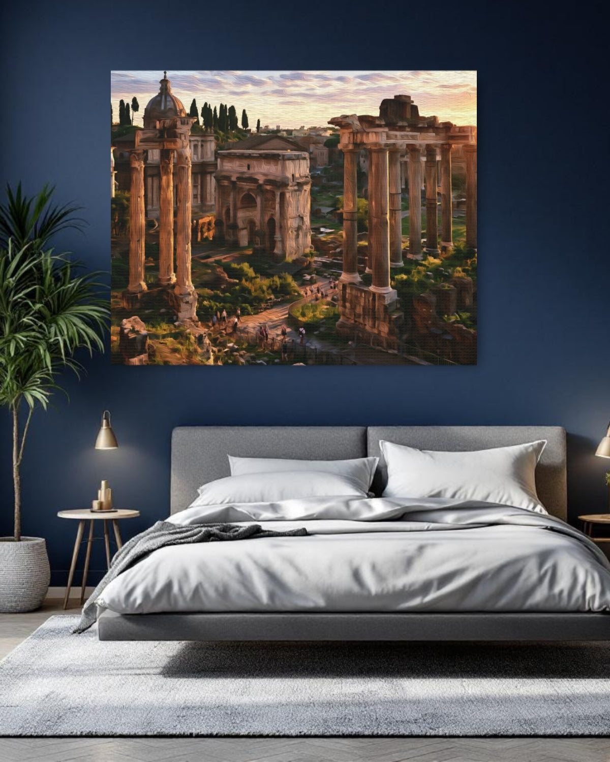 Rome, Italy | Roman Forum Arch of Septimius | Original Series Gallery Canvas detail