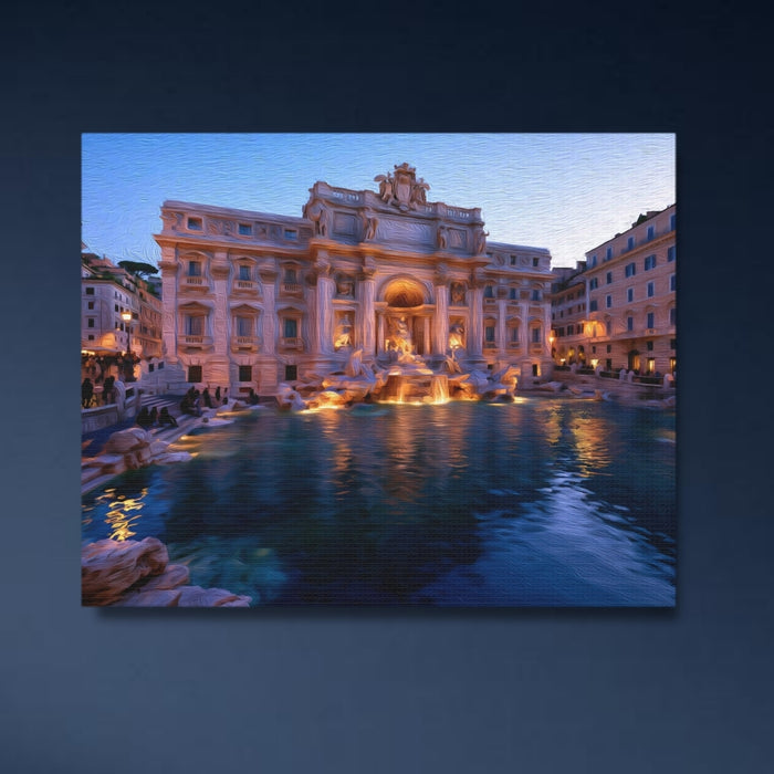 Rome, Italy | Trevi Fountain Rome | Original Series Gallery Canvas