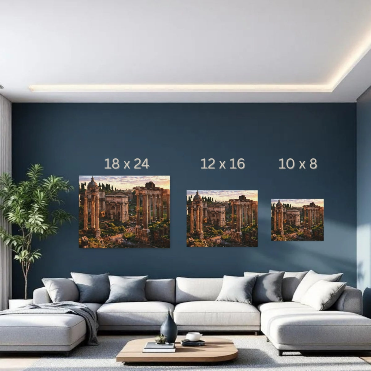 Rome, Italy | Roman Forum Arch of Septimius | Original Series Gallery Canvas detail