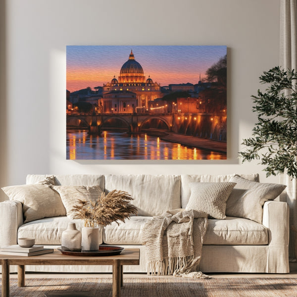 St. Peters Basilica Tiber River