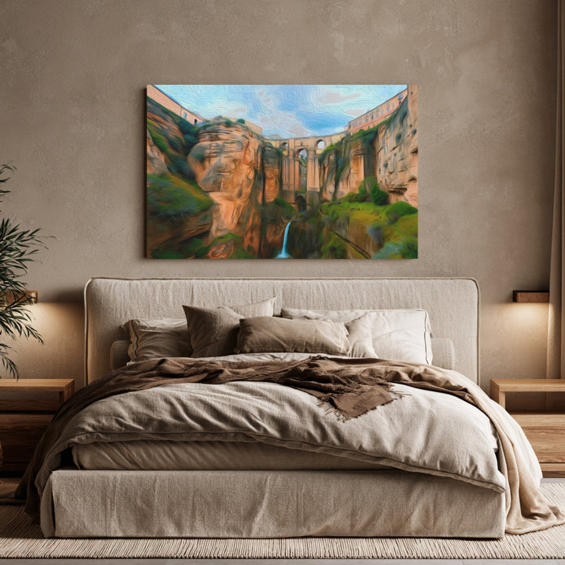 Puente Nuevo Bridge Gorge — Ronda, Spain, view 6