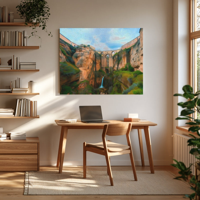 Puente Nuevo Bridge Gorge — Ronda, Spain, view 4