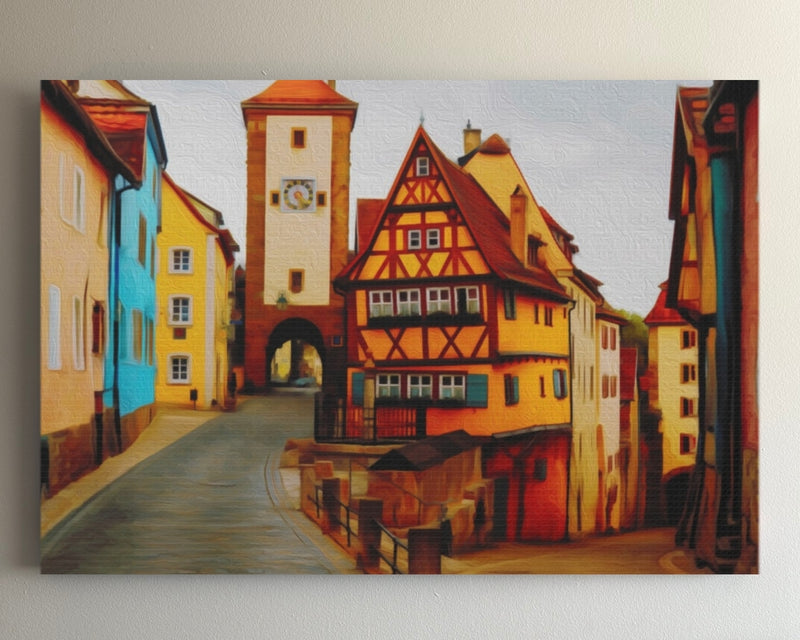 Plönlein And Siebersturm — Rothenburg ob der Tauber, Germany
