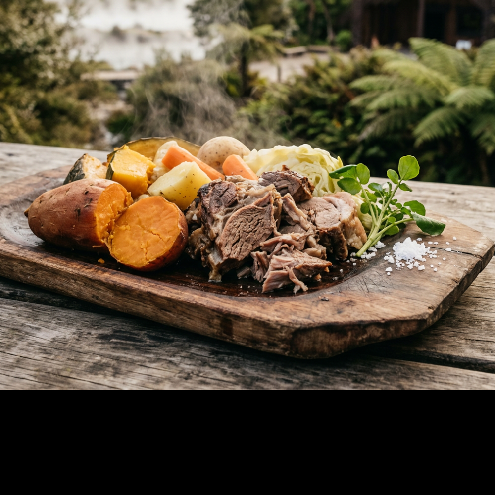 Local cuisine study in Rotorua, New Zealand