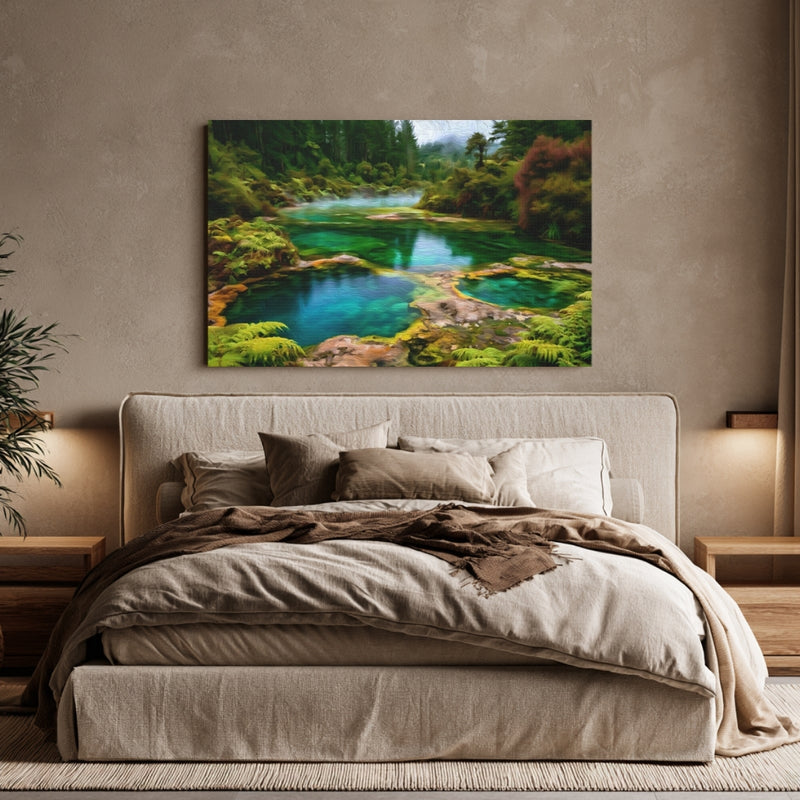 Geothermal Springs Forest Pool — Rotorua, New Zealand, view 6