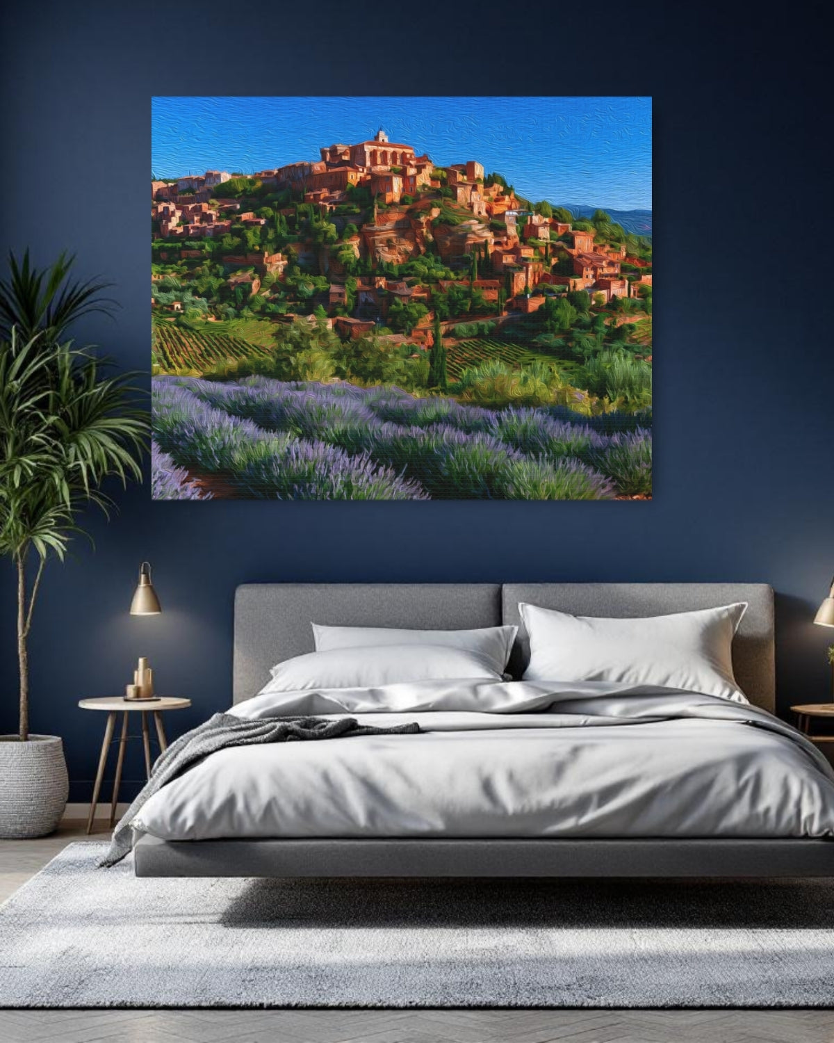 Roussillon Village Hilltop Ochre — Roussillon, France Study No. 1