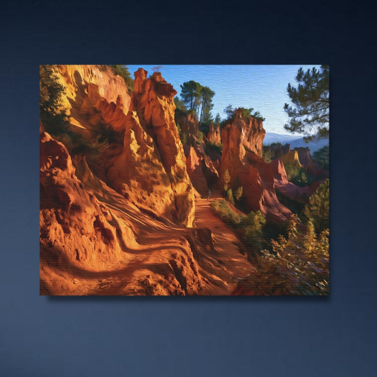 Roussillon Ochre Cliffs Trail — Roussillon, France Study No. 4