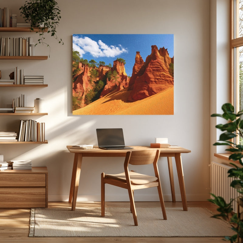 Roussillon Ochre Cliffs — Roussillon, France, view 4