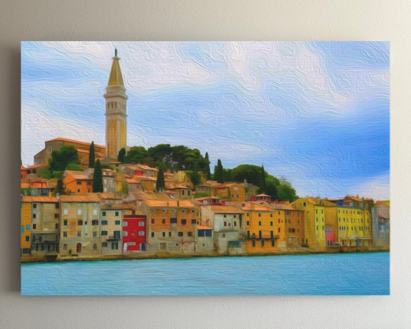 St. Euphemia Bell Tower & Old Town Waterfront — Rovinj, Croatia