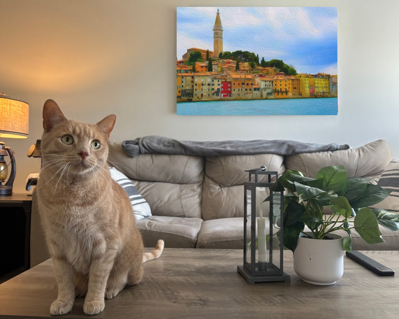 St. Euphemia Bell Tower & Old Town Waterfront — Rovinj, Croatia, view 2