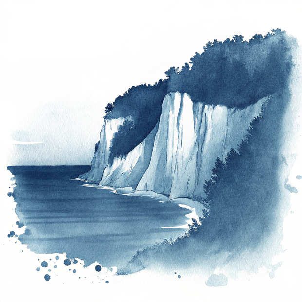 Rügen Island watercolor