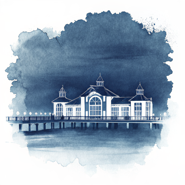 Rügen Island watercolor