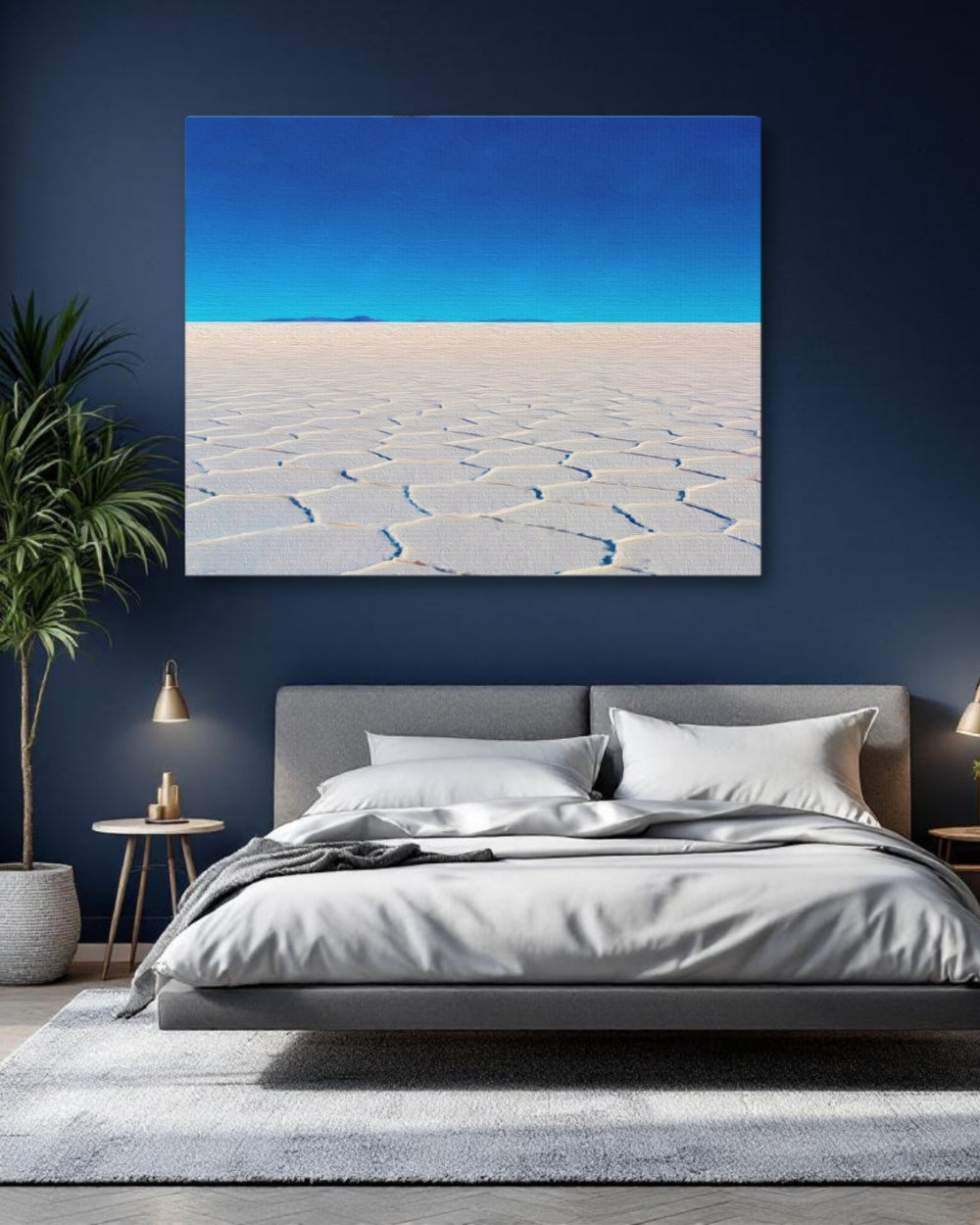 Salar de Uyuni, Bolivia | Vast White Salt Flats | Original Series Gallery Canvas detail