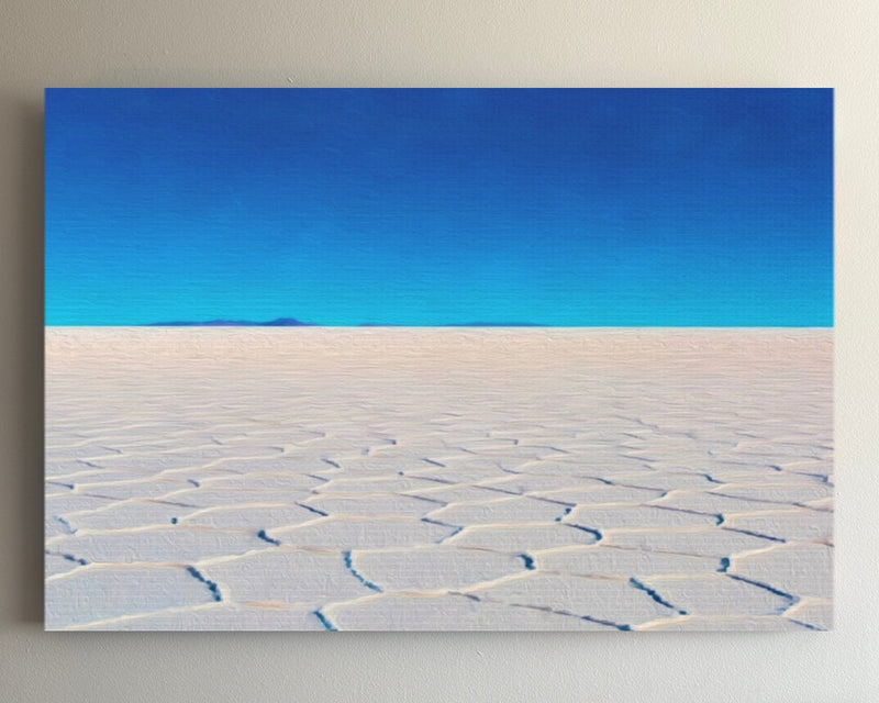 Vast White Salt Flats — Salar de Uyuni, Bolivia