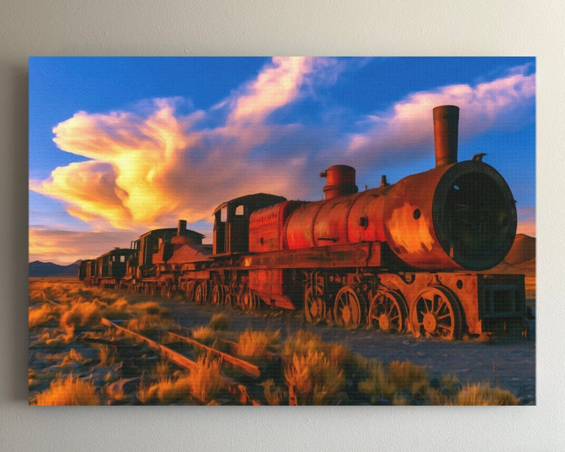 Uyuni Train Cemetery — Salar de Uyuni, Bolivia
