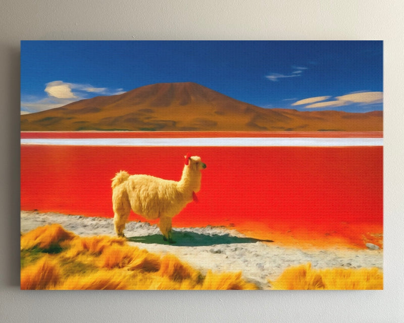 Laguna Colorada Red Lake — Salar de Uyuni, Bolivia