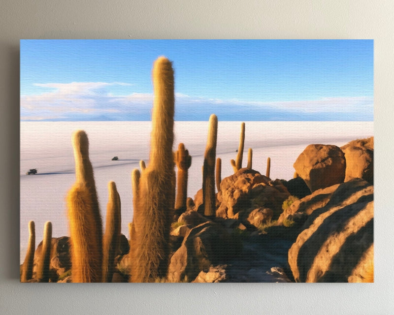 Isla Incahuasi Cactus Island — Salar de Uyuni, Bolivia