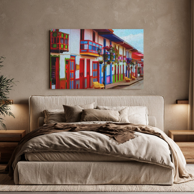 Calle Real Colonial Streetscape — Salento, Colombia, view 6