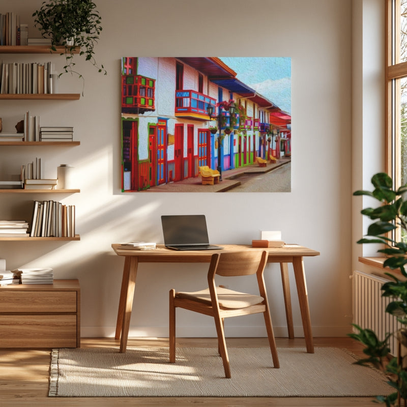 Calle Real Colonial Streetscape — Salento, Colombia, view 4