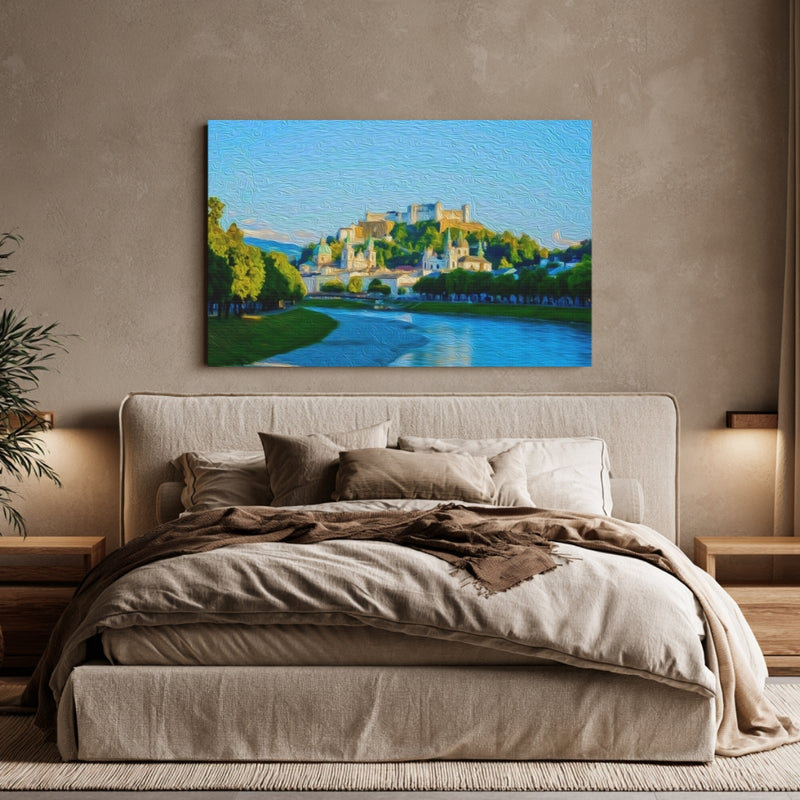 Salzach River Old Town — Salzburg, Austria, view 6