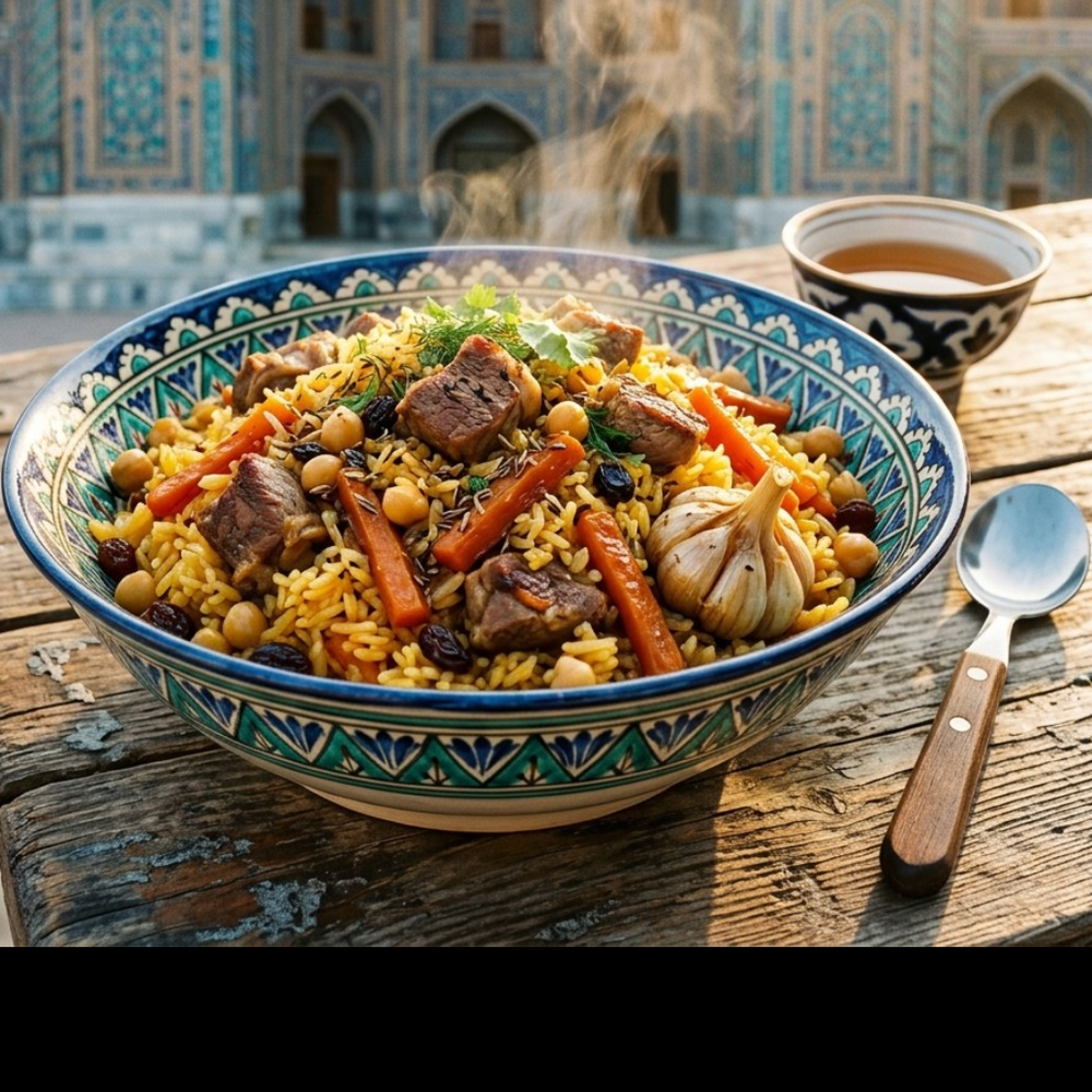 Local cuisine study in Samarkand, Uzbekistan