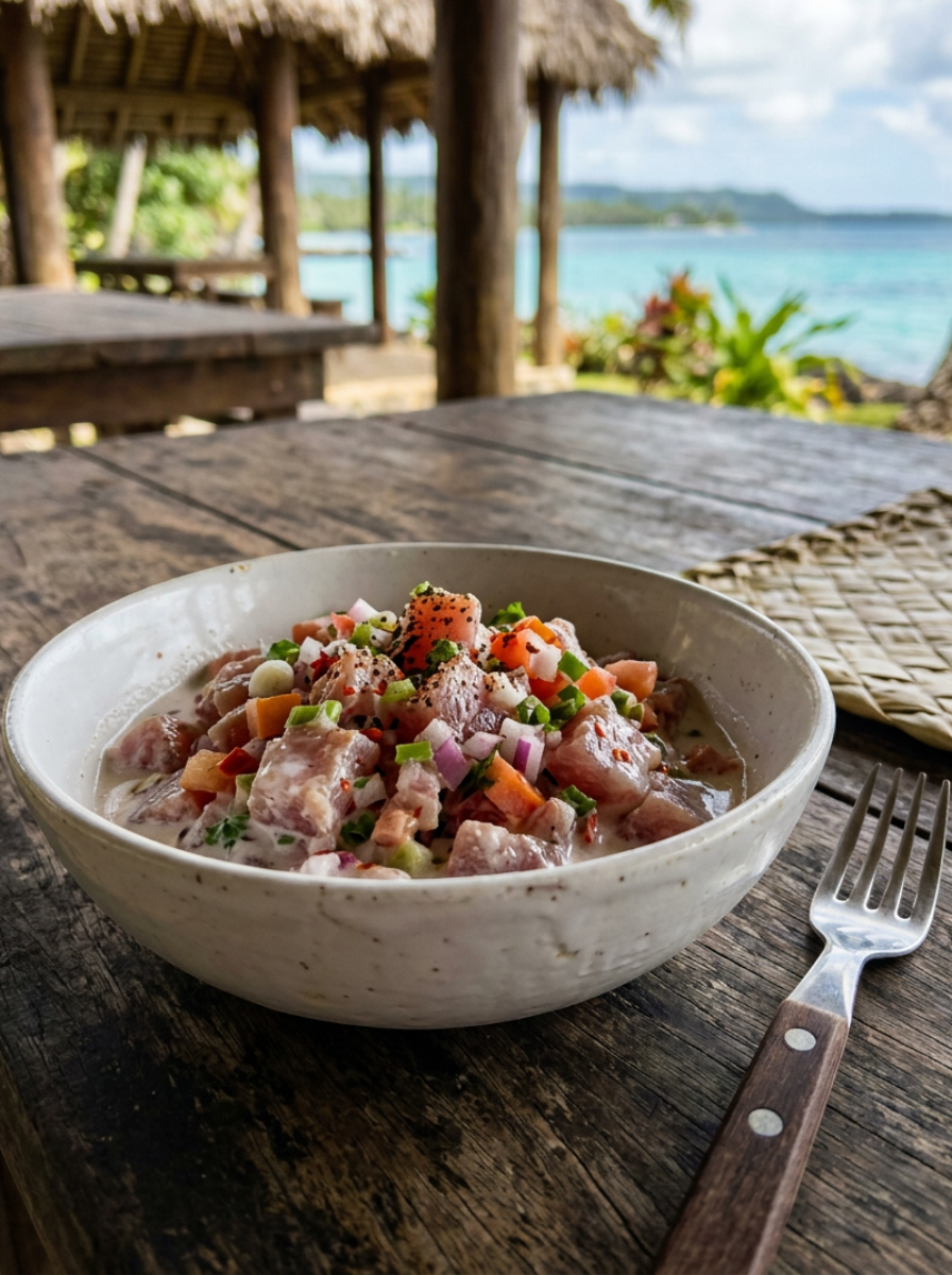Local cuisine study in Samoa Islands, Samoa