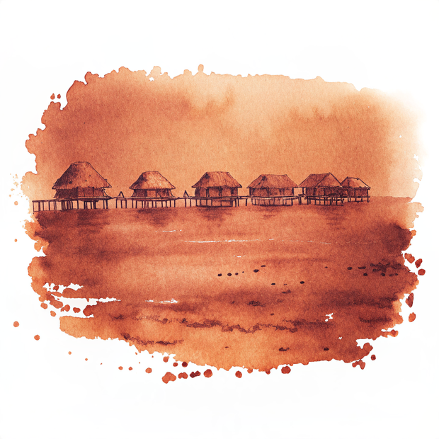 San Blas Islands watercolor