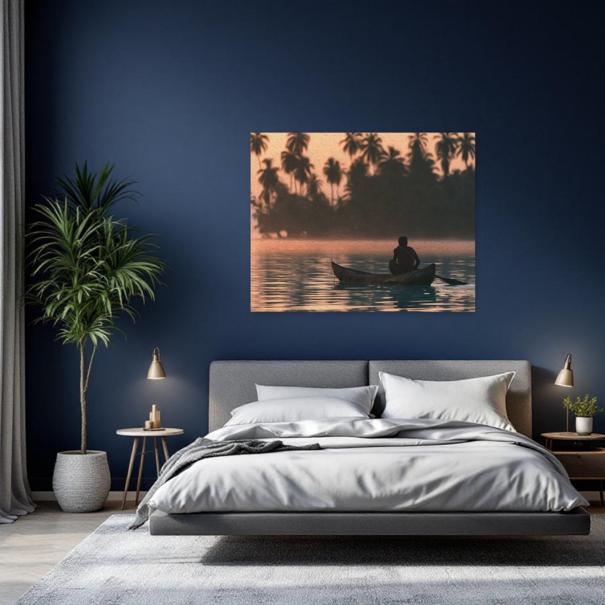 San Blas Canoe Sunrise — San Blas Islands, Panama, study 2