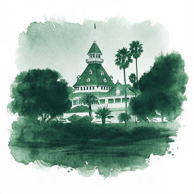 San Diego watercolor