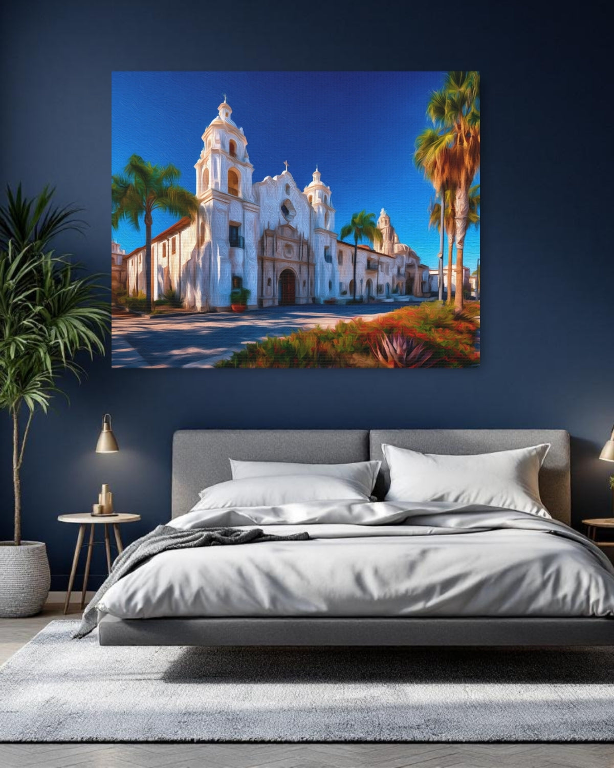 Mission Style Church Facade — San Diego, California, study 1